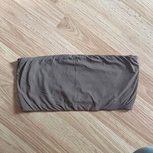 Brown Bandeau Top skims